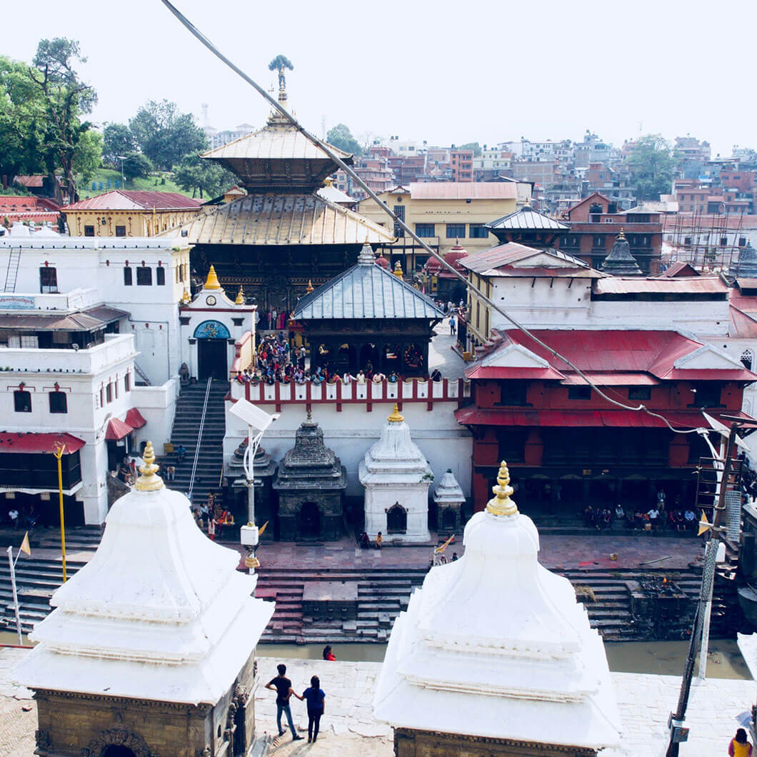 Pašupatináth na řece Bagmátí v Káthmándú